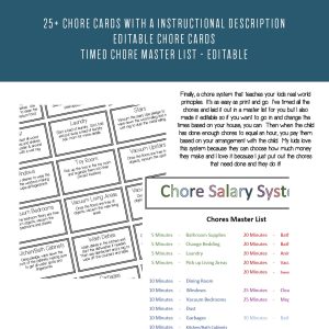 Chore Salary System
