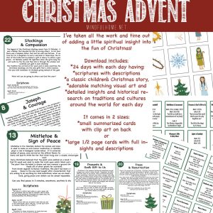 Christmas: 24 Days Advent Calendar - Book of Mormon Version