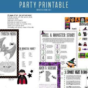 Halloween Class Party Printable
