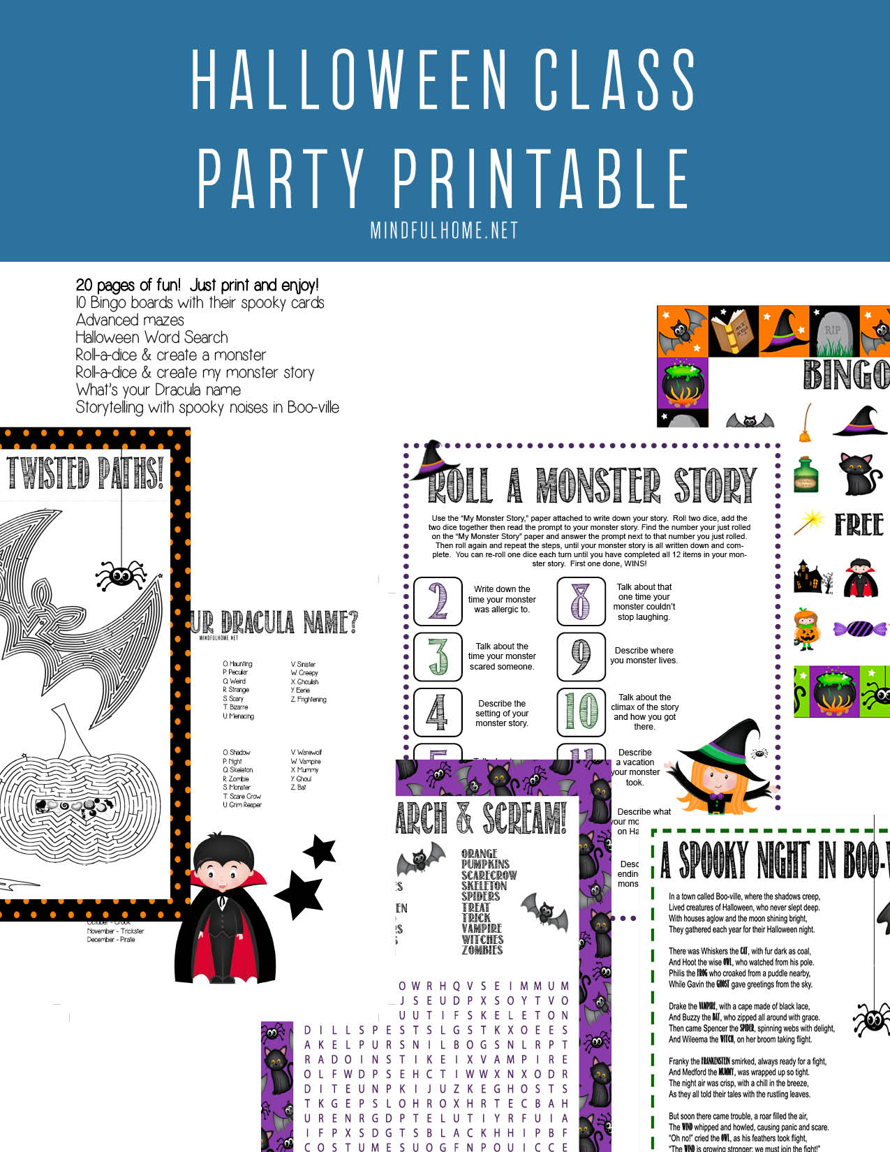 Halloween Class Party Printable